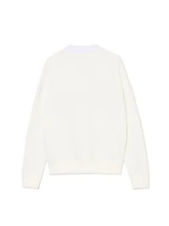 Kremowa bluza z kołnierzykiem