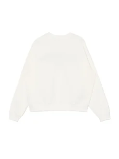 Kremowa bluza z naszywkami