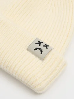 Kremowa czapka dockerka