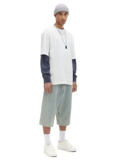 Kremowa gładka koszulka