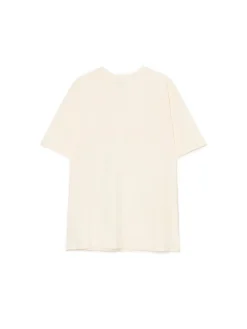 Kremowa koszulka z kolorowym nadrukiem UNISEX