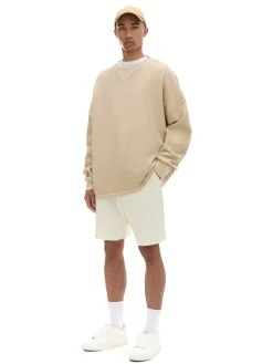 Kremowe dresowe spodenki