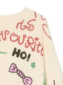 Kremowy świąteczny sweter