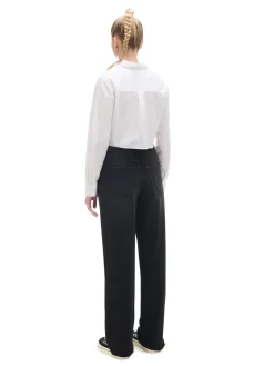 Krótka biała koszula