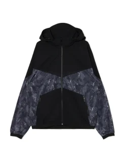 Kurtka z chowanym kapturem i nadrukiem