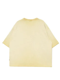 Luźna koszulka z efektem sprania