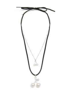 Naszyjnik z zawieszką wiśni