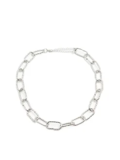 Naszyjnik-łańcuch w kolorze srebrnym