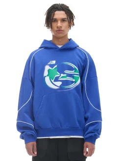 Niebieska bluza z kapturem Baltic Games