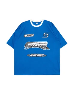 Niebieska koszulka oversize Baltic Games