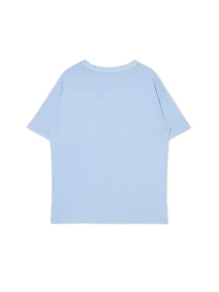 Niebieski T-shirt z pająkiem UNISEX