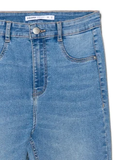 Niebieskie jeansy skinny