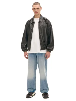 Niebieskie jeansy super baggy