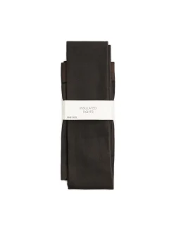 Ocieplane czarne rajstopy