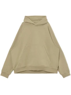 Oliwkowa bluza oversize z kapturem