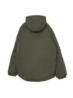 Oliwkowa kurtka z kapturem