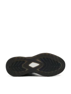 Oliwkowe sneakersy za kostkę