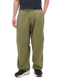 Oliwkowe spodnie parachute