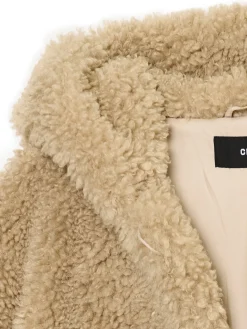 Płaszcz ze sztucznego baranka