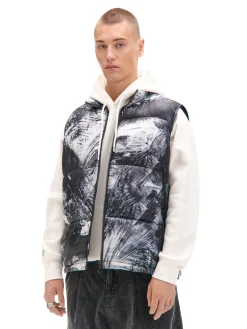 Pikowana kamizelka z nadrukiem