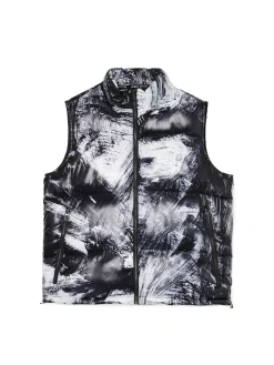 Pikowana kamizelka z nadrukiem