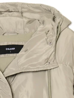 Pikowana kurtka z kapturem