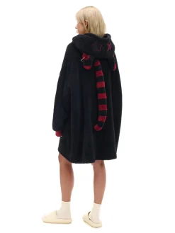 Pluszowa bluza snuddie z kotem