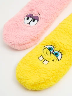 Pluszowe skarpetki SpongeBob-Patryk