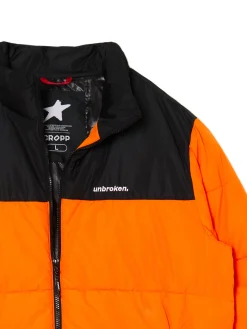 Pomarańczowa kurtka puffer