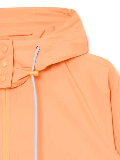 Pomarańczowa kurtka z kapturem