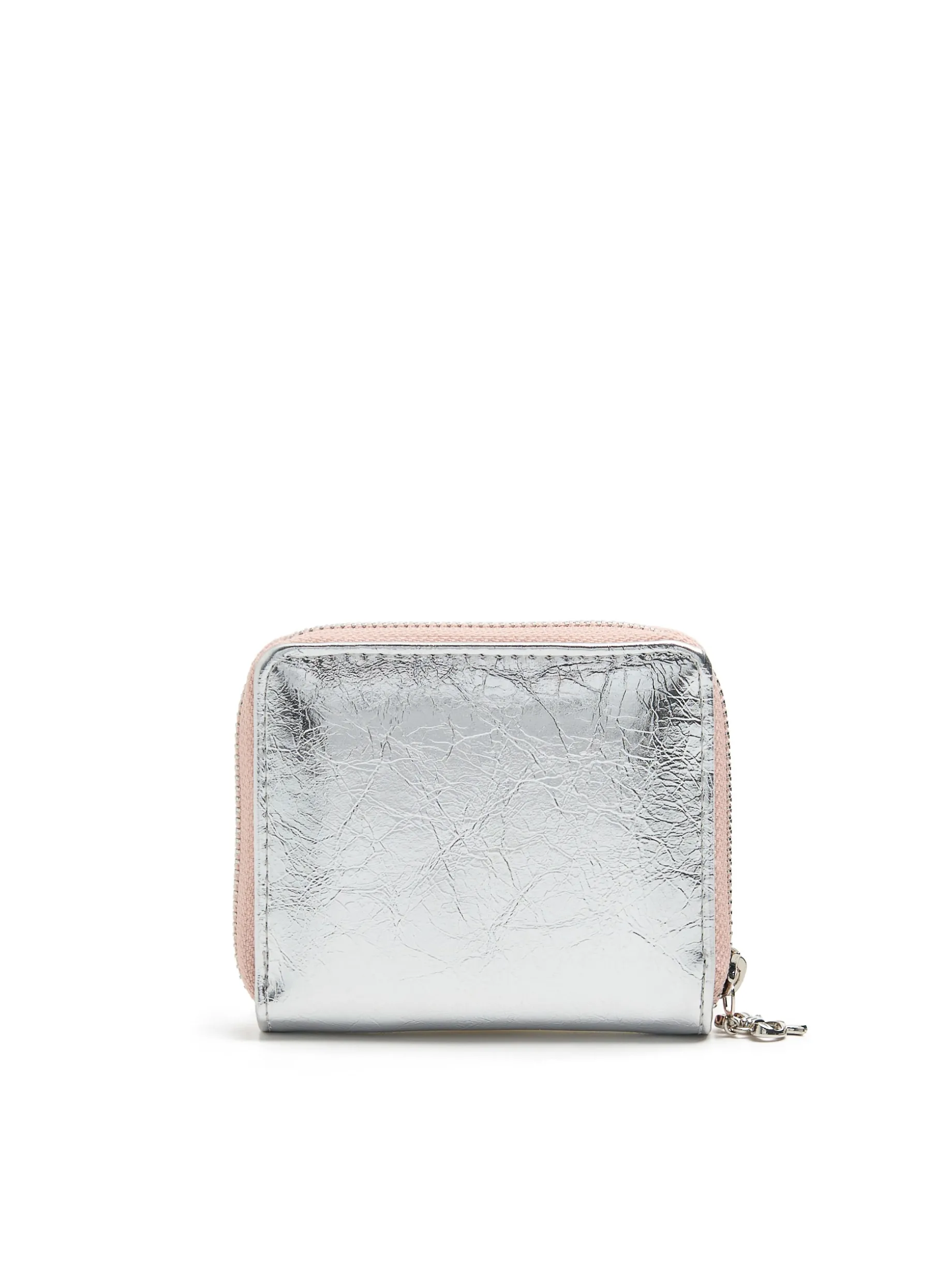 Portfel w kolorze srebrnym