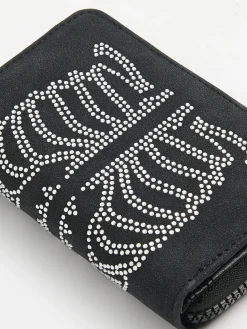 Portfel z cekinową aplikacją