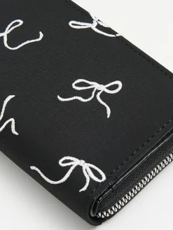 Portfel z motywem kokardek