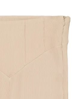 Prążkowane spodnie typu flare