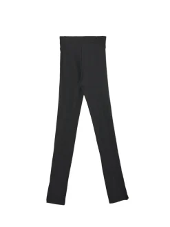 Prążkowane spodnie typu flare