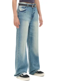 Retro jeansy wide leg