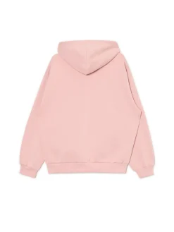 Różowa bluza z kapturem