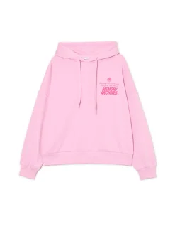 Różowa bluza z napisami