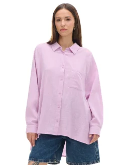 Różowa klasyczna koszula
