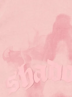 Różowa koszulka z nadrukiem