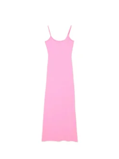 Różowa sukienka maxi