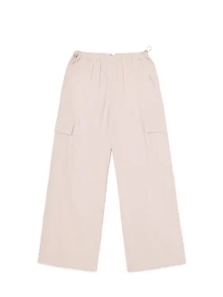 Różowe spodnie cargo