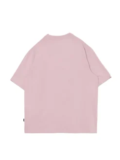 Różowy T-shirt z nadrukiem