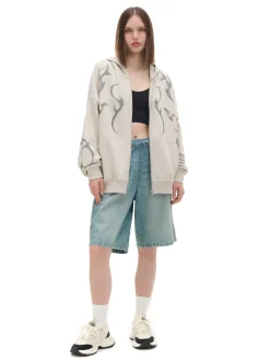 Rozpinana bluza z aplikacjami