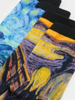 Skarpety z nadrukiem znanych artystów