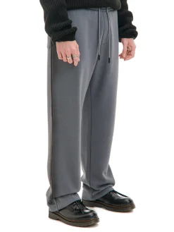 Spodnie loose z lampasami