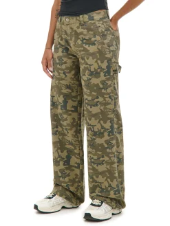 Spodnie moro z wieloma kieszeniami