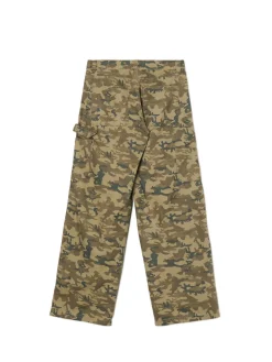 Spodnie moro z wieloma kieszeniami