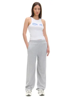 Spodnie wide leg z wysokim stanem