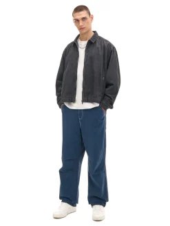 Spodnie z białymi przeszyciami